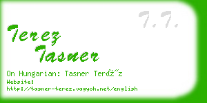 terez tasner business card